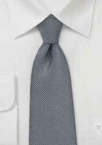 Cravate gris foncé