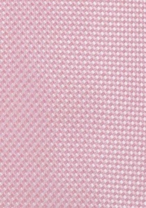Cravate rose bonbon structurée