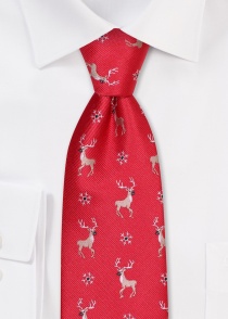 Cravate Rennes rouge