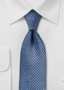 Cravate en soie à la mode, look résille, bleu ciel