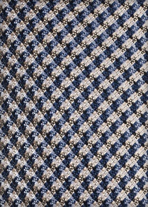 Cravate style structuré beige bleu marine