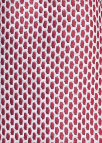 Cravate d'affaires au design rétro rouge blanc