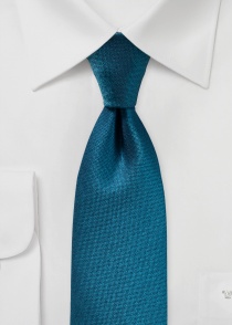 Cravate homme structure bleu-vert