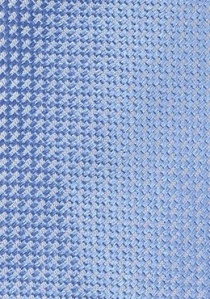 Cravate clip bleu ciel imprimé géométrique