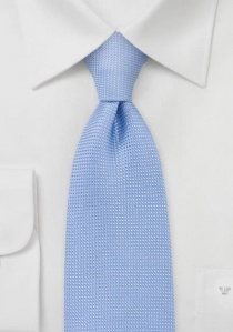 Cravate bleu clair structurée