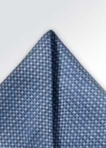 Foulard décoratif motif résille bleu clair