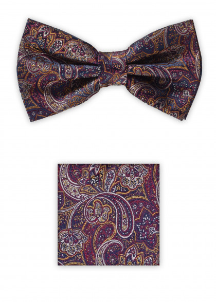 Set de nœud papillon aus dem gleichen Stoff und Farbe