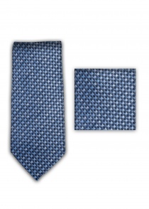 Cravate Composition Décor filet bleu ciel