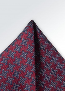 Combinaison de cravates "Houndstooth" rouge moyen