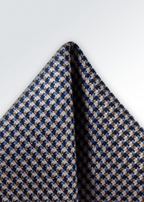 Cravate combinaison motif résille sable