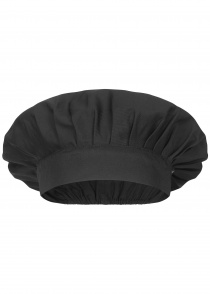 Bonnet de cuisinier à béret en noir