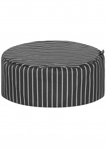 Toque de cuisine American Style (rayée noir et