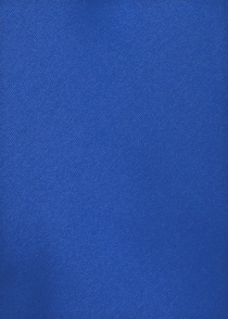 Cravate clip bleu électrique unie