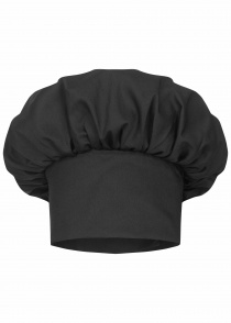 Chapeau de chef classique en noir