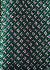 Serviette décorative motif structuré vert foncé