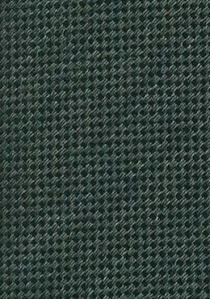 Cravate étroite vert foncé structurée nuances