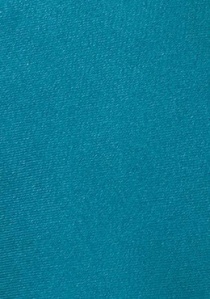 Cravate d'affaires satin bleu turquoise