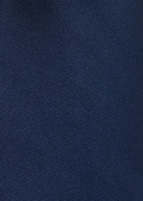 Cravate d'affaires satin bleu marine