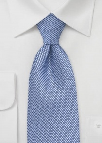 Cravate XXL bleu clair structuré