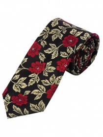 Cravate d'affaires 7 plis motif vrille multicolore