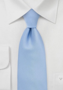 Cravate bleu ciel structurée