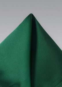 pochette en satin vert foncé