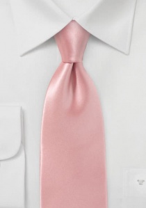 Cravate rose en soie italienne