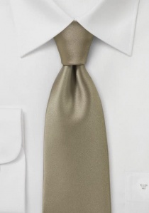 Cravate couleur sable unie