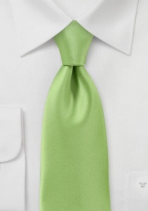 Cravate vert clair unie