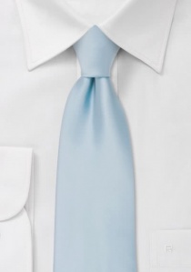 Cravate bleu pastel unie