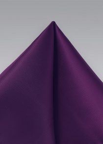 Pochette satinée violet foncé en microfibre