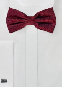 Cavalieri Noeud papillon Crimson Grid - Soie