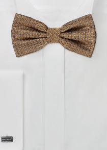 Noeud papillon bouclé vieil or