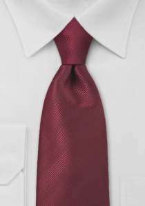 Cravate bordeaux rayures monocolores