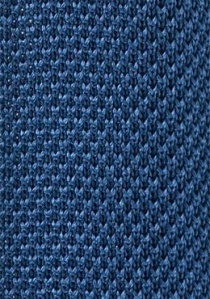 Cravate étroite turquoise foncé tricotée