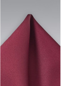 Pochette bordeaux unie