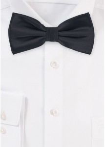 Noeud papillon noir uni