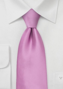 Cravate rose enfant unie