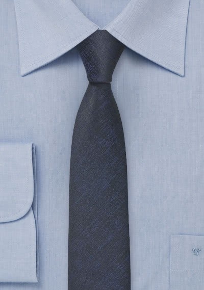 Trend-Krawatte schlank navy Trend-Krawatte schlank navy