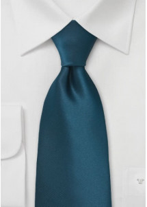 Clip-Krawatte aquamarinblau unifarben