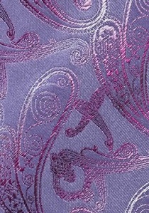 Cravate violette fantaisie XXL