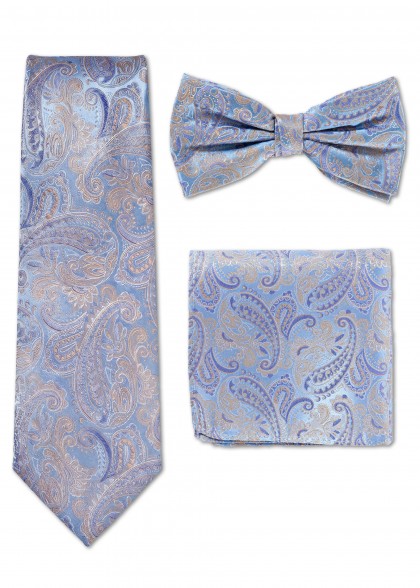 Set cravate & nœud papillon aus dem gleichen Stoff und Farbe