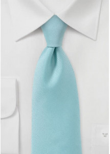 Cravate bleu glacier structuré