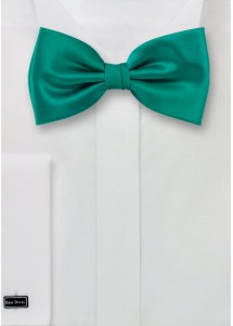 Noeud papillon vert émeraude uni