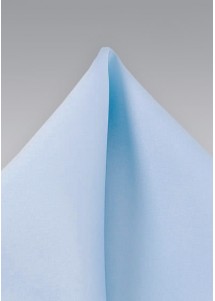 Pochette bleu clair unie