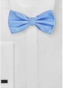 Noeud papillon uni bleu clair