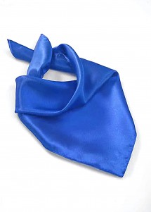 Foulard femmes bleu roi