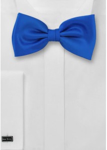 Noeud papillon bleu roi uni