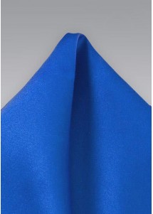 Pochette bleu roi unie