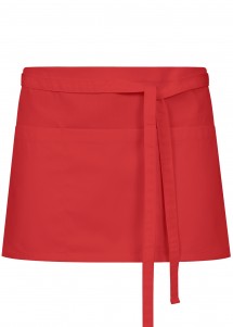 Présentoir rouge avec poches